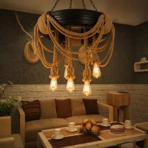 Đèn thả cơ khí kiểu bánh xe TDC-1033