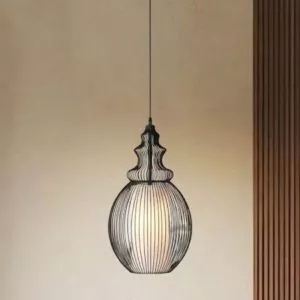 Đèn thả lồng sắt nghệ thuật hình hồ lô TDC-45