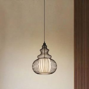 Đèn thả lồng sắt nghệ thuật hình hồ lô TDC-45