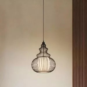 Đèn thả lồng sắt nghệ thuật hình hồ lô TDC-45