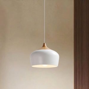 Đèn thả chụp nón đui giả gỗ hiện đại TDC-304