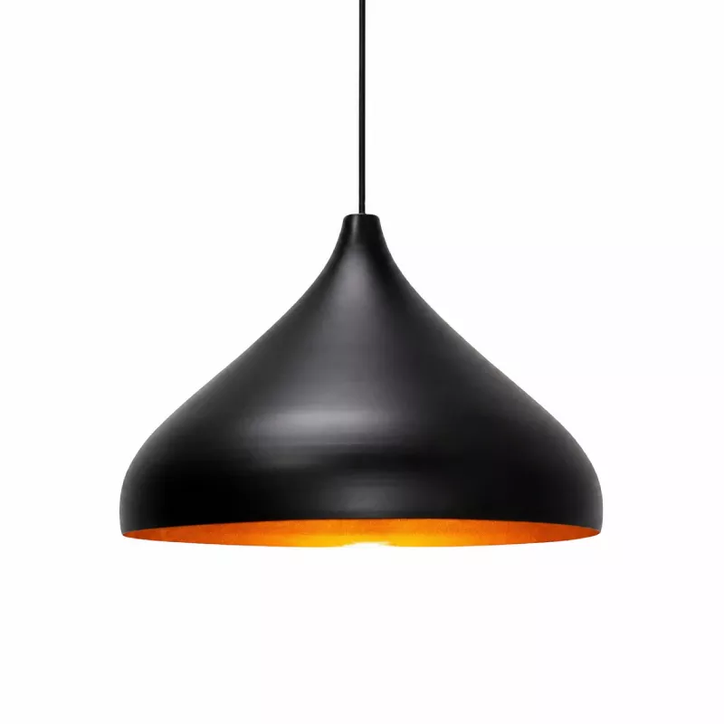 Đèn thả chụp sắt giá rẻ - hình củ tỏi TDC-01 - Hình ảnh 3