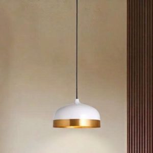 Đèn thả chụp sắt hình nón lồng vàng TDC-41