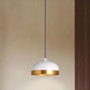 Đèn thả chụp sắt hình nón lồng vàng TDC-41