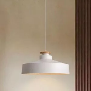 Đèn thả chụp sắt, phối gỗ giá rẻ TDC-38