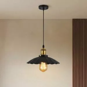 Đèn thả chụp sắt Retro TDC-07