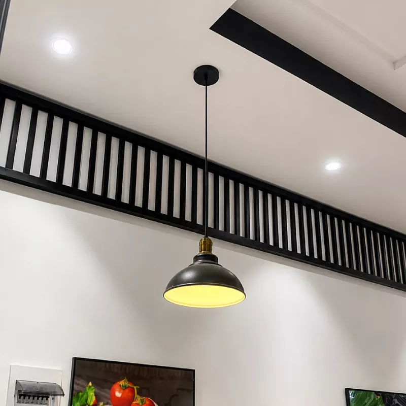 Đèn thả chụp sắt TDC-19 - Hình ảnh 4