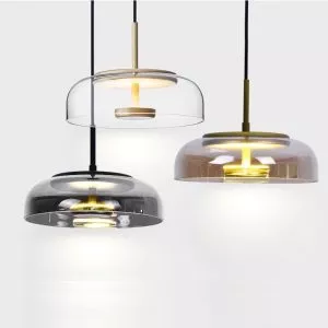 Đèn thả decor – Chao thủy tinh màu, ánh sáng led hiện đại TDC-179