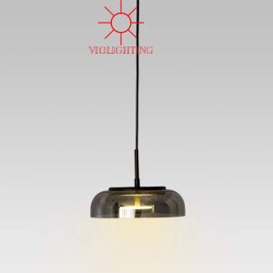 Đèn thả decor – Chao thủy tinh màu, ánh sáng led hiện đại TDC-179