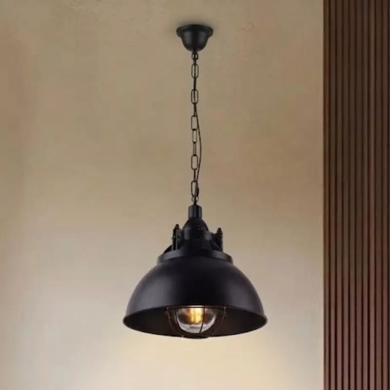 Đèn thả decor - chụp kim loại, lồng sắt, phong cách cơ khí TDC-250