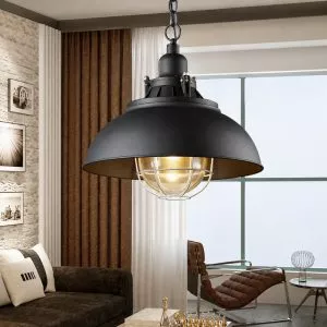 Đèn thả decor – chụp kim loại, lồng sắt, phong cách cơ khí TDC-250