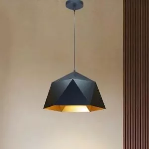 Đèn thả decor – chụp sắt lồng vàng nghệ thuật TDC-175