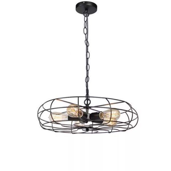 Đèn thả decor - khung kim loại thiết kế hình quạt sáng tạo TDC-78