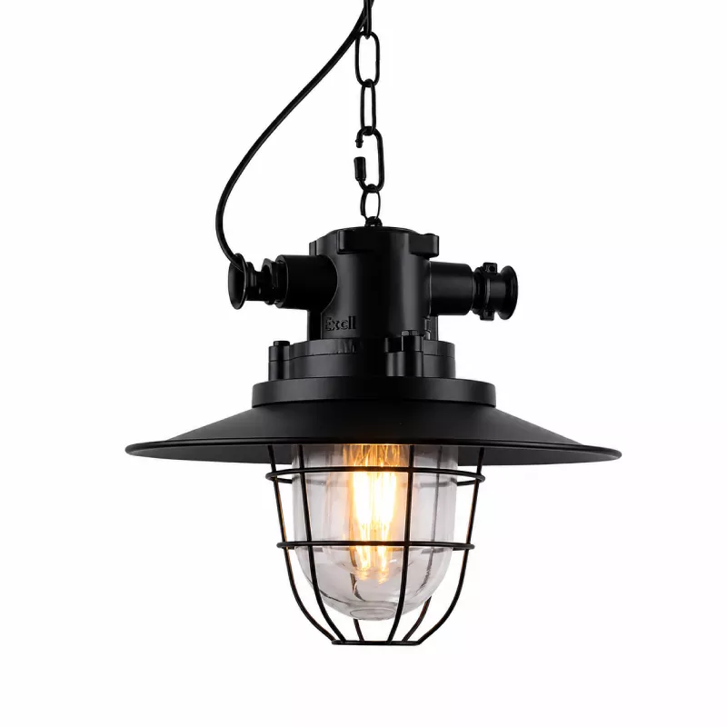 Đèn thả Decor - phong cách vintage chụp kim loại lồng sắt TDC-14 - Hình ảnh 2