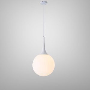 Đèn thả decor – quả cầu thủy tinh đục TDC-25