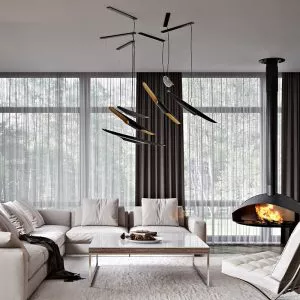 Đèn thả decor – thiết kế hình ống trúc TDC-66