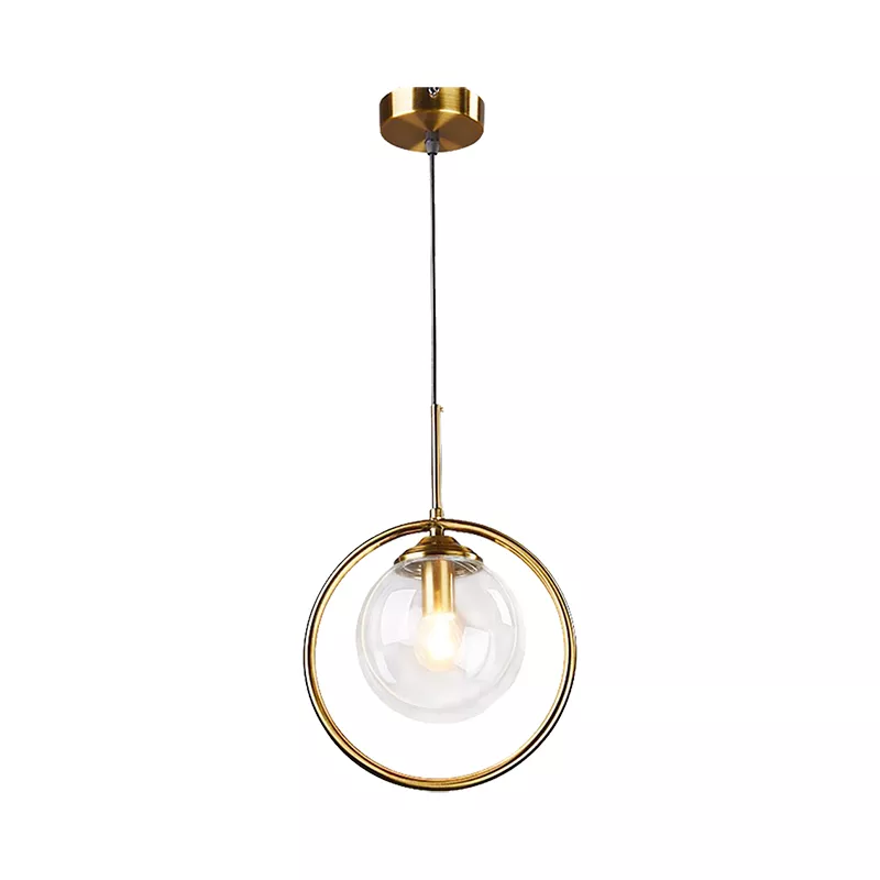 Đèn thả decor - thiết kế khung kim loại phối chao tinh nghệ thuật TDC-86 - Hình ảnh 2