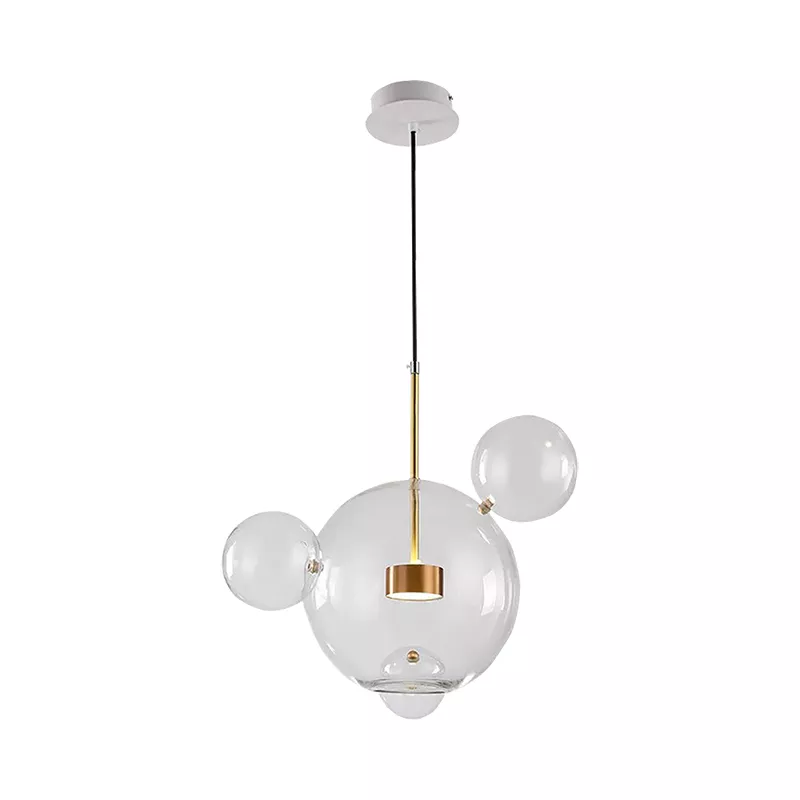 Đèn thả decor - thủy tinh thiết kế hình bọt biển TDC-105 - Hình ảnh 3