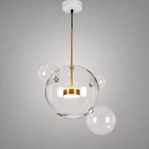 Đèn thả decor – thủy tinh thiết kế hình bọt biển TDC-105