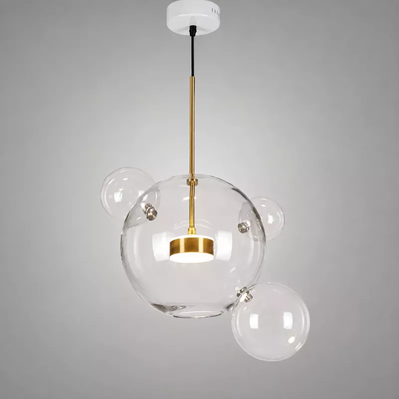 Đèn thả decor - thủy tinh thiết kế hình bọt biển TDC-105 - Hình ảnh 2
