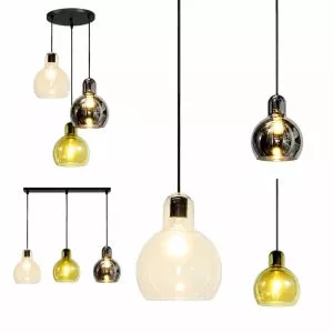 Đèn thả decor – thủy tinh thiết kế hình hồ lô TDC-50