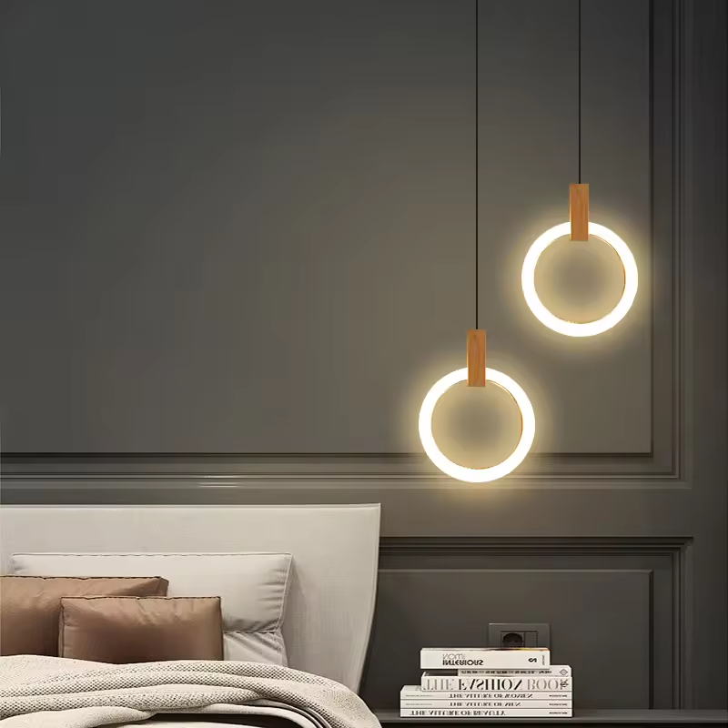 Đèn thả decor - thiết kế vòng tròn, led hiện đại TDC-94 - Hình ảnh 8