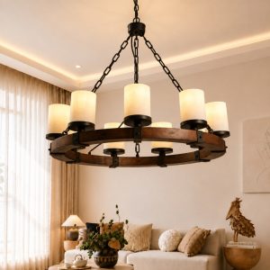 Đèn thả gỗ phong cách Bắc Âu TDC-1034