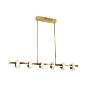 Đèn thả hiện đại – thiết kế thả ngang, vòng đá phale cao cấp DT-43