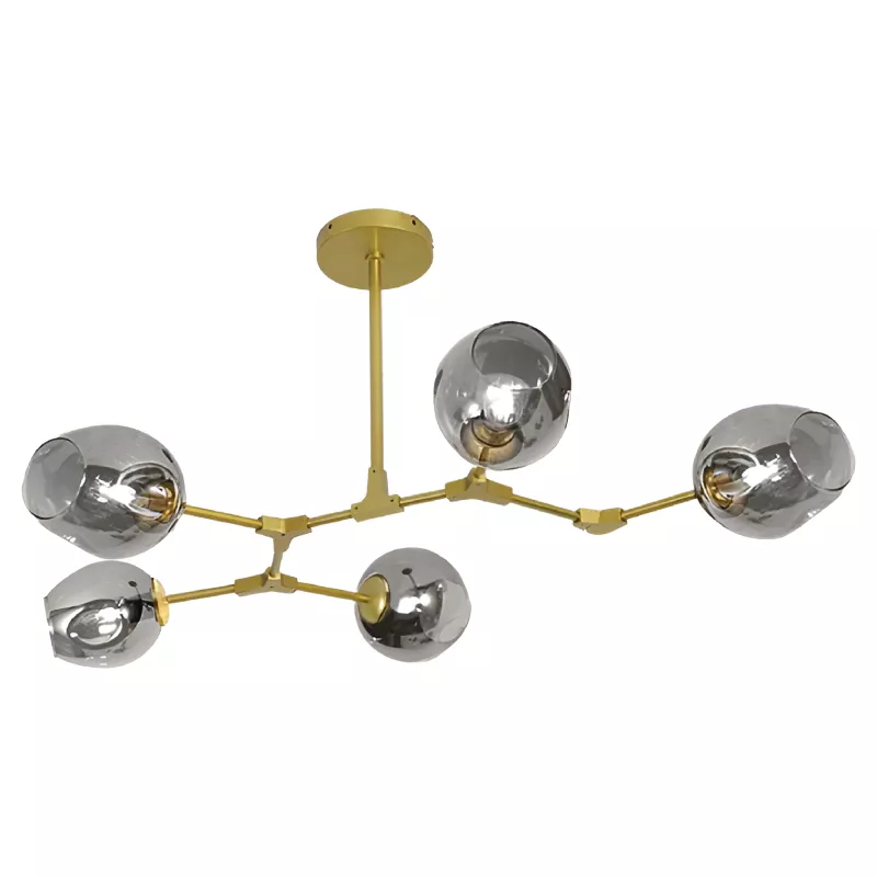 Đèn thả kiểu ngang, thiết kế chao thủy tinh nghệ thuật DT-71 - Hình ảnh 5