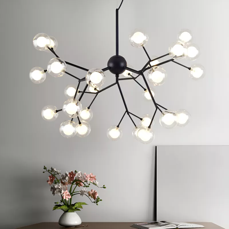 Đèn thả lá Hera kiểu tròn DT-72