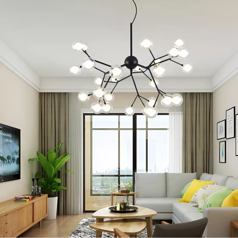 Đèn thả lá Hera kiểu tròn DT-72 - Hình ảnh 6