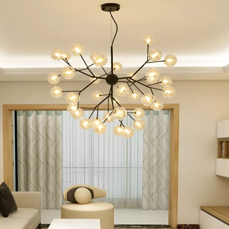 Đèn thả lá Hera kiểu tròn DT-72 - Hình ảnh 7