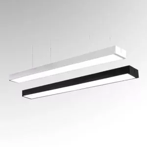 Đèn thả máng văn phòng mặt 10cm, thân Đen/Trắng giá rẻ TVP-1100