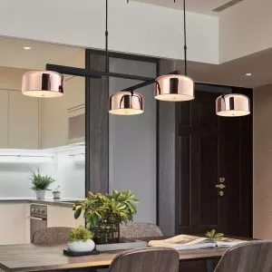 Đèn thả ngang phong cách Bắc Âu, màu vàng hồng DT-58