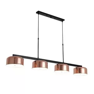 Đèn thả ngang phong cách Bắc Âu, màu vàng hồng DT-58