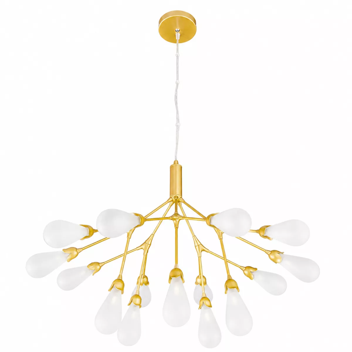 Đèn thả nghệ thuật Hera dáng lá thủy tinh cao cấp TDC-244 - Hình ảnh 2