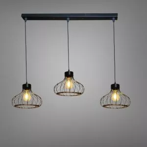 Đèn thả nhà bếp-bàn ăn giá rẻ,mâm ngang, thả chụp sắt SBA-41
