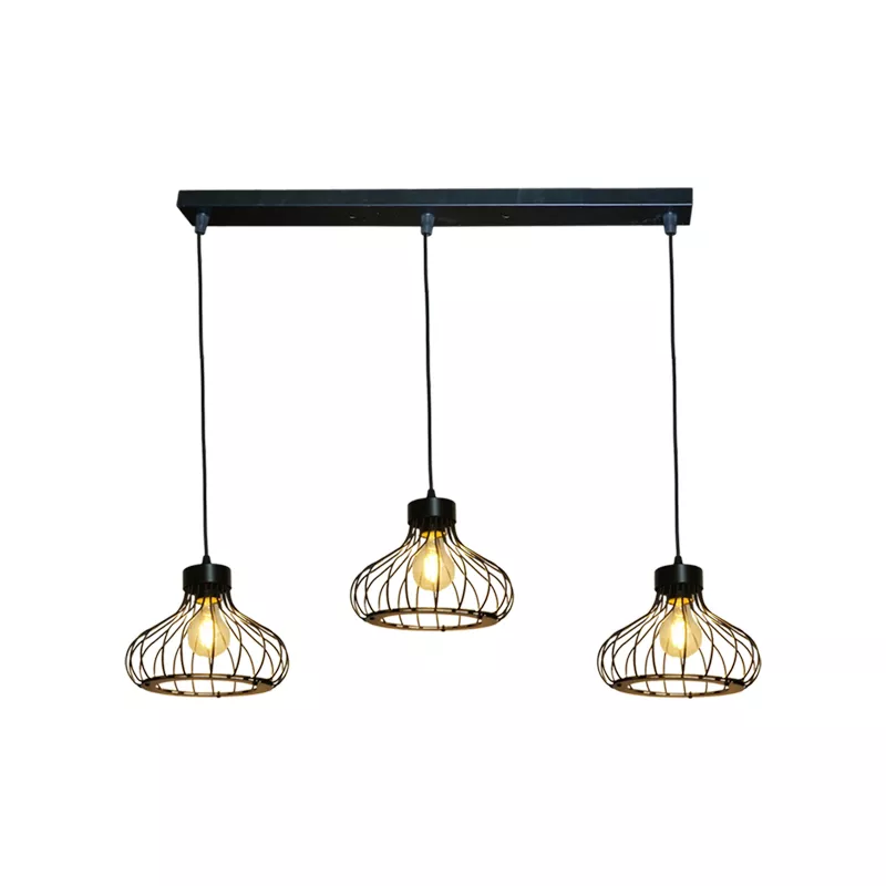 Đèn thả nhà bếp - bàn ăn, thả chụp sắt TDC-21 - Hình ảnh 3