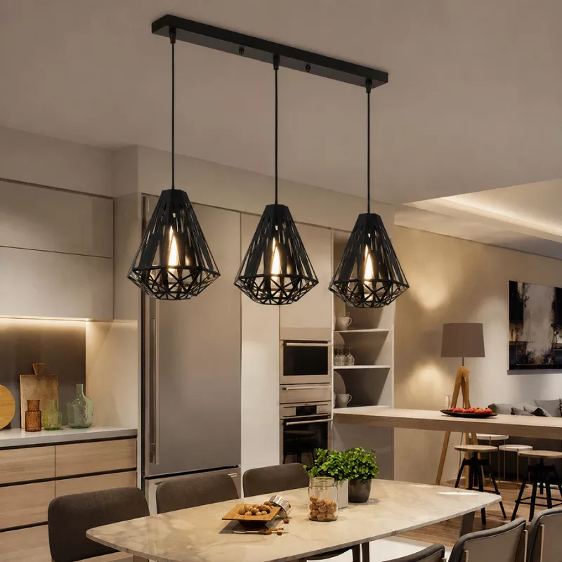Đèn thả nhà bếp - bàn ăn thả chụp sắt TDC-28
