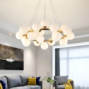 Đèn thả Nordic vòng tròn 25 bóng DT-61