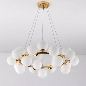 Đèn thả Nordic vòng tròn 25 bóng DT-61