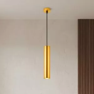 Đèn thả ống sắt màu vàng TDC-58V