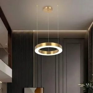 Đèn Thả Oring Xi Vàng Hiện Đại TDC-206