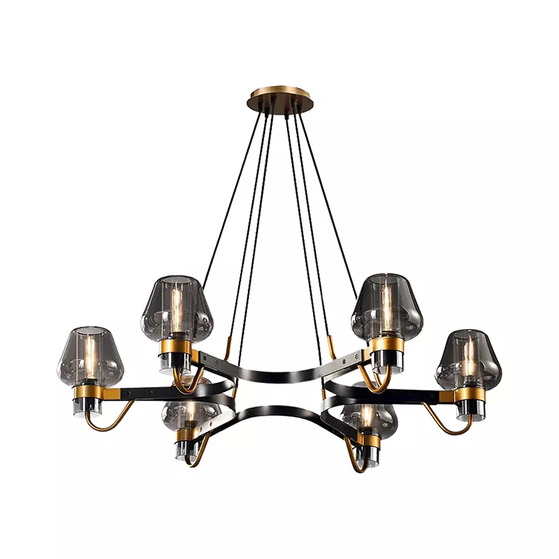 Đèn thả phòng khách, phong cách Bắc Âu thủy tinh nghệ thuật TDC-223 - Hình ảnh 3