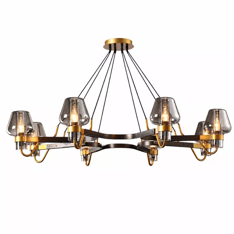 Đèn thả phòng khách, phong cách Bắc Âu thủy tinh nghệ thuật TDC-223 - Hình ảnh 4
