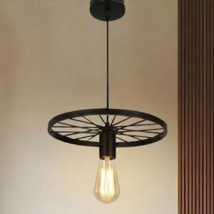 Đèn thả sắt giá rẻ, kiểu bánh xe đơn TDC-02