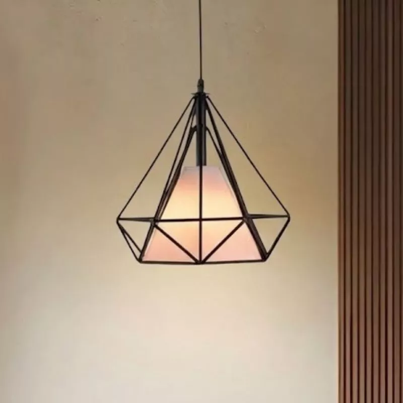 Đèn thả sắt hình kim cương TDC-05