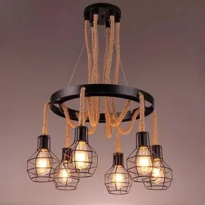 Đèn thả sắt phong cách cơ khí TDC-1031