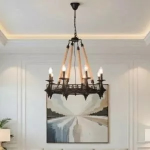 Đèn thả sắt phong cách cơ khí TDC-1032