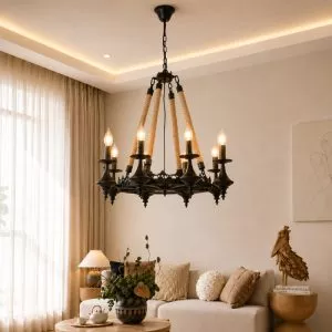 Đèn thả sắt phong cách cơ khí TDC-1032
